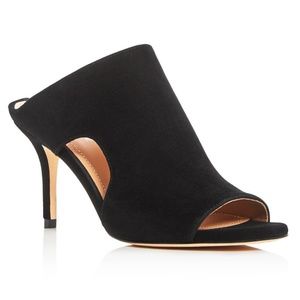 Pour La Victoire Women's Zandra Suede Mule - Black